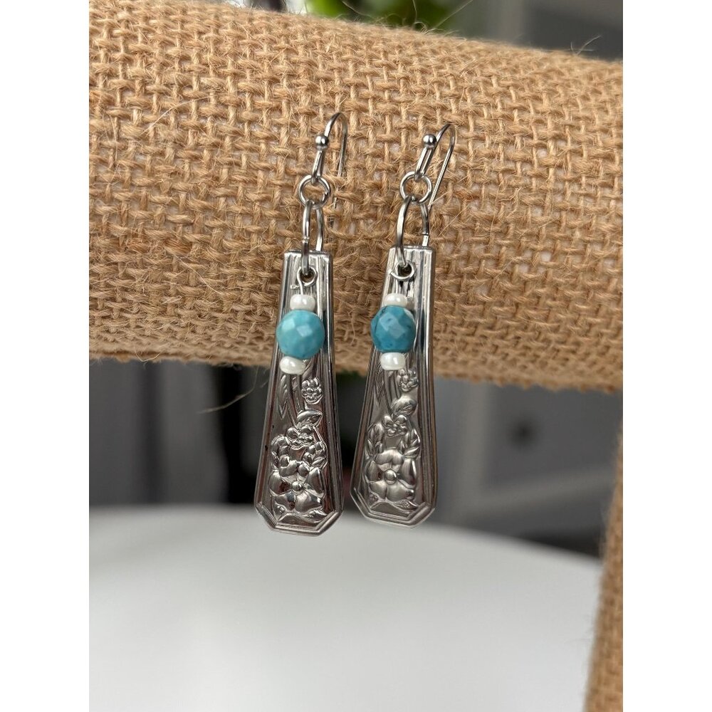 Vintage 1981 Avon Jelly Fruit Spoon Earrings: Up-Cycled Jewelry Dangle Earrings